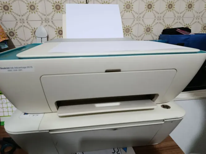 Impressora HP funcionando perfeitamente