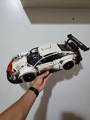 LEGO Technic Porsche 911 RSR Completo - Impecável