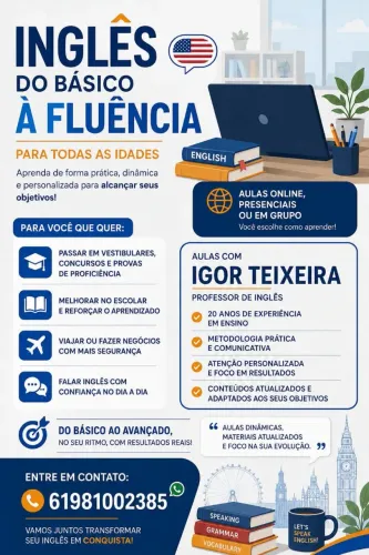 Aulas de inglês