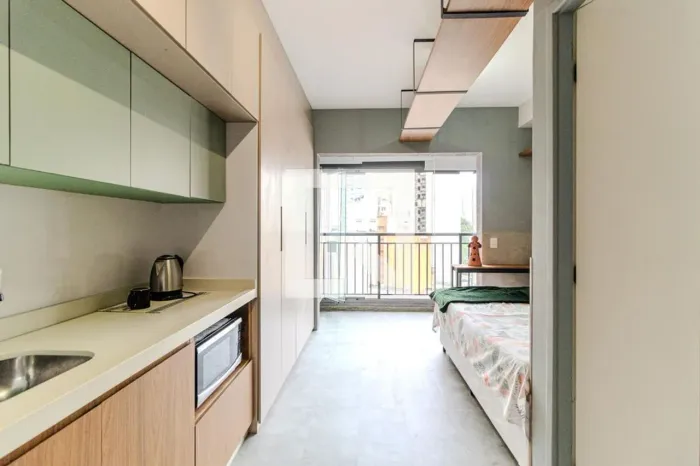 Apartamento à Venda - Santa Cecília, 1 Quarto, 21 m2