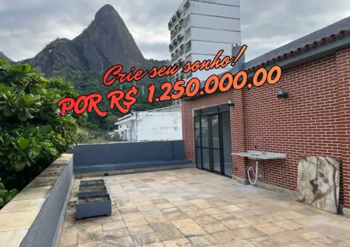 Vendo Cobertura no Grajaú 250 m², 5 Quartos sendo 1 Suíte, 1 Vaga de Garagem
