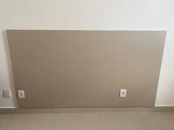 Cabeceira cor linho cama 1,10x2m