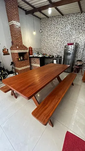 Mesa 100% Angelim Pedra 2.50m x 1.00m