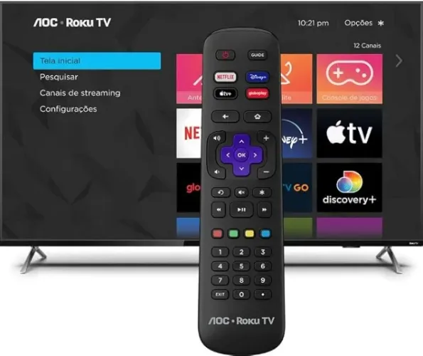 Smart TV DLED 50 4K Multi Roku 4HDMI 2USB Wi-Fi