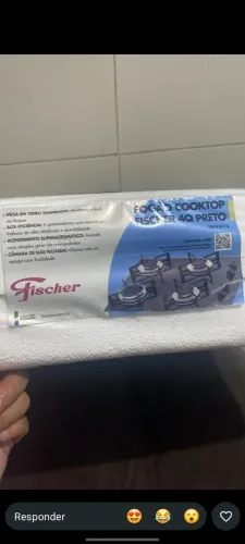 Fogão Cooktop Fisher Novo Lacrado Barato