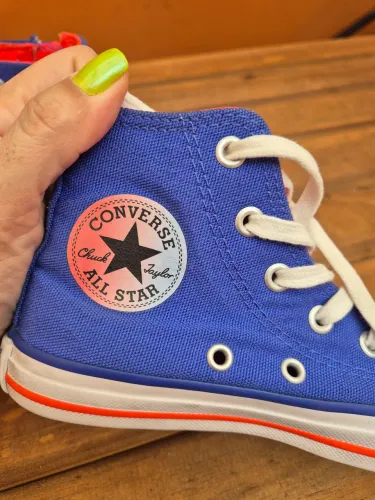 Telis All Star Cano Alto Azul tamanho 29
