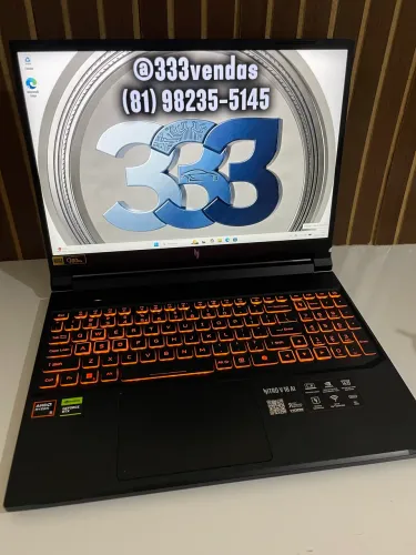 Acer nitro V16! RTX 5050 8GB! Ryzen 5 ! Na garantia ! Com caixa ! Aceito trocas !