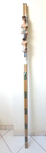 Varão de cortina em aço. Kit completo
