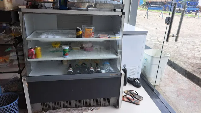 Expositor balcão frio para lanchonete