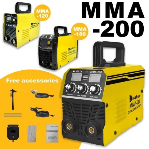 Promoção relâmpago  Shopee! Máquina de Solda Inversora MMA-200 - Leve, Compacta e Eficient