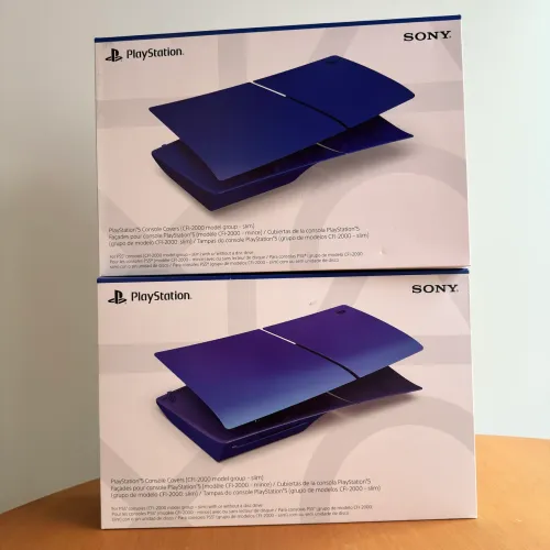 Tampa Do Console Playstation 5 Slim PS5 Chorma Indigo OU Cobalt Blue [LACRADO]