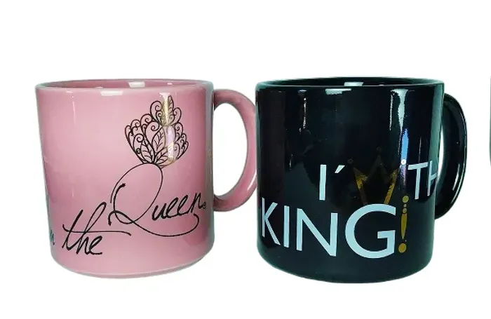 2 Canecas - King e Queen - Tok&Stok