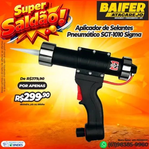 Aplicador de Selantes Pneumático SGT-1010 Sigma