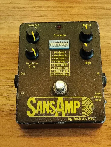 Pedal SansAmp Tech21 1991, original USA.