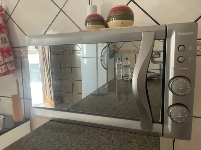 Forno elétrico 44 litros espelhado