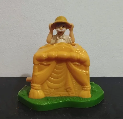 Boneco Miniatura Disney Tarzan Mcdonalds - Prof. Arquimedes, pai da Jane (raro 1999).