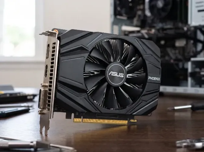 Placa de Vídeo Asus Phoenix Single Fan GeForce GTX 1650 4GB GDDR6 - Semi Nova