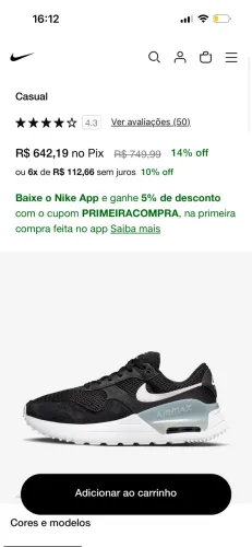 Tênis Nike airmax