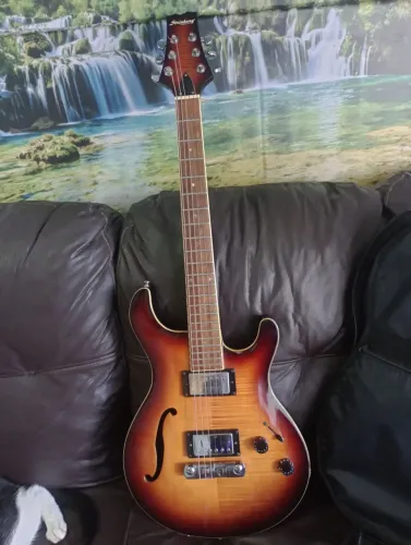 Linda Guitarra Steinberg Modelo CLG 85 semi acústica
