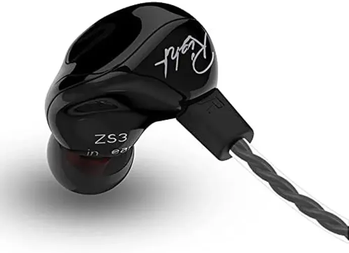 Fone de Ouvido Kz Zs3 In Ear Hifi Destacável Retorno Palco Monitor S/MIC