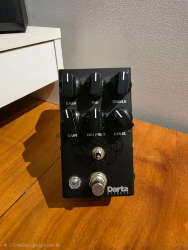 PEDAL DARTA EFFECTS BLACKHEART - DISTORÇÃO HIGH GAIN