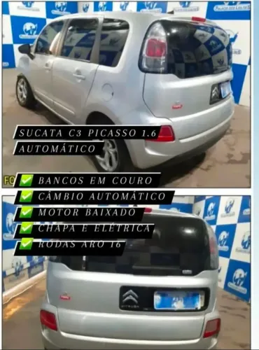 Sucatas Citroen Aircross / C4 Hatch / C4 Pallas / C3 Picasso 