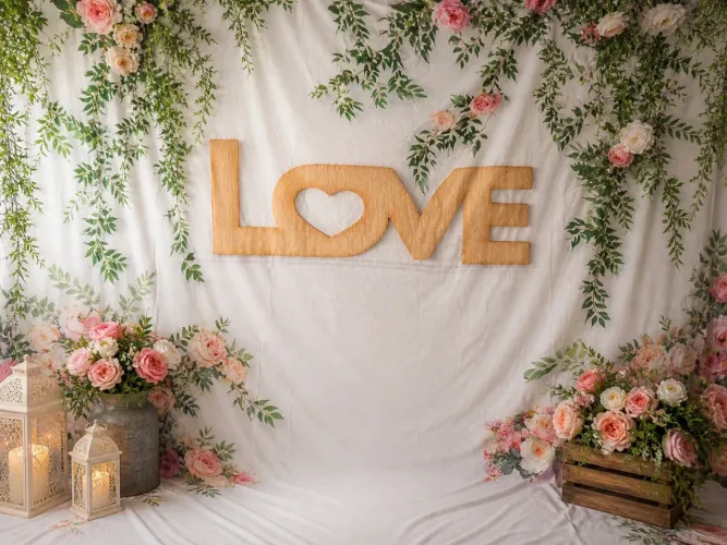 INCRÍVEL- Fundo Fotográfico Love Poltronas Mãe 2.20 L X 1.80 A - Novo