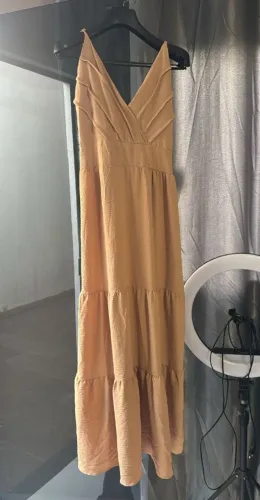 Vestido Marrom tamanho P/M