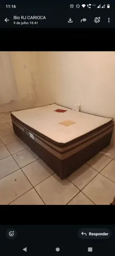 Cama box de casal em ótimo estado (Savóia)