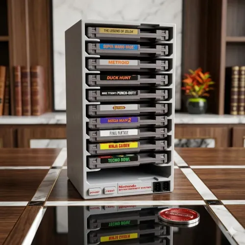 Suporte Para 10 Cartuchos de NES