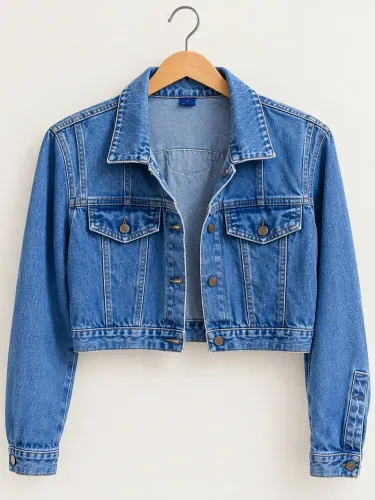 Jaqueta Jeans Azul P