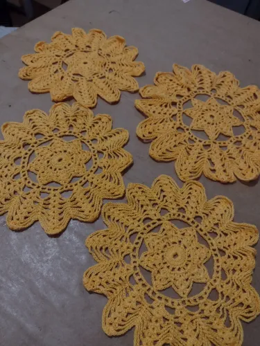 Toalhinhas em crochê