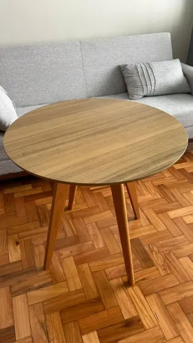Mesa de Jantar Redonda Tave - Tok&Stok