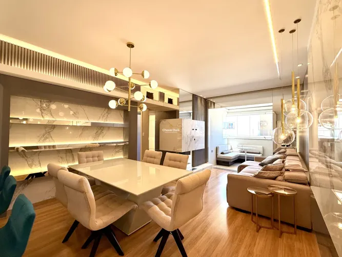 Apartamento semi mobiliado Cascavel Edifício Villaggio Reale