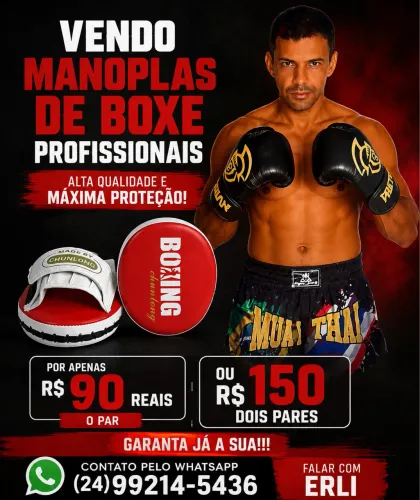 Par de Manoplas de boxe Profissional 