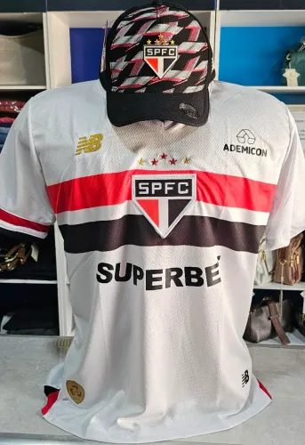 KIT 02 Camisas do São Paulo Primeira Linha Tamanho P