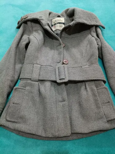 Casaco inverno feminino cinza tamanho P
