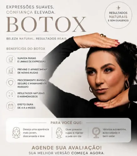 BOTOX: Renove a sua autoestima com botox.