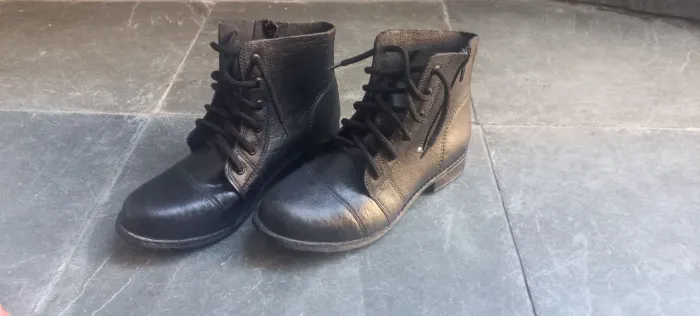Bota Coturno Feminino Stylus Woman Preta - Tam 37 (Semi-nova)