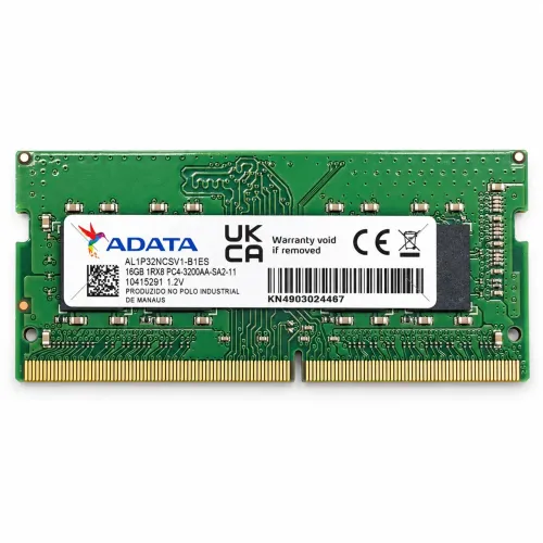 MEMÓRIA RAM ADATA 16GB DDR4 3200MHz - NOTEBOOK