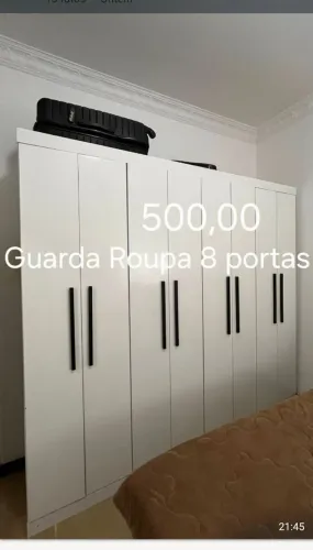 Guarda Roupas 8 portas 2,40m x 2,00 altura.
