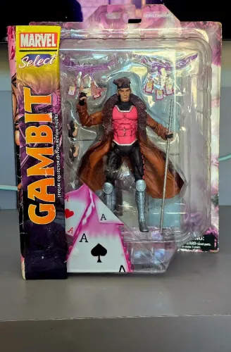 Boneco Articulado Marvel Diamond Select - Gambit - X-Men - Marvel Diamond Select Toys