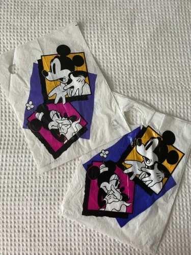 embalagem sacola disney mickey e minnie