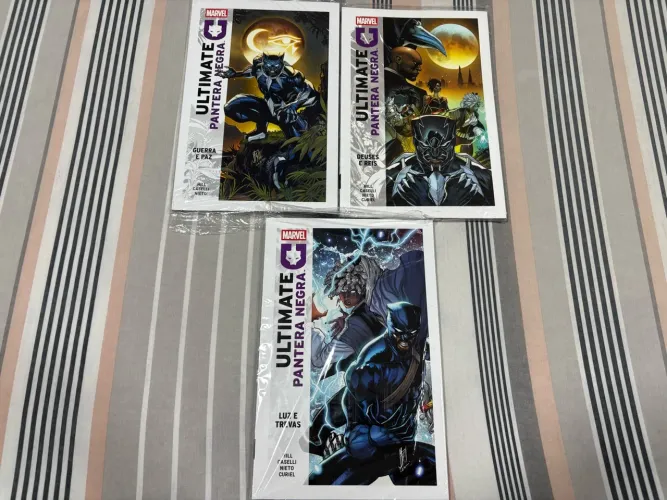 Ultimate Pantera Negra - 1 a 3 - Novas e Lacradas - Panini