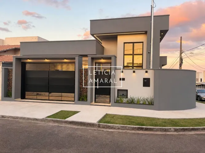 Casa com 3 dormitórios à venda, 123 m² por R$ 680.000,00 - Parque Real - Pouso Alegre/MG
