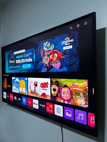 Smart tv LG 50 polegadas 4k.
