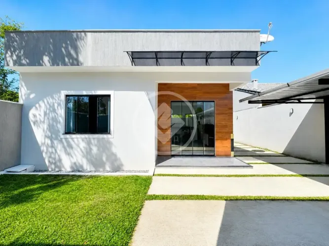 Casa linear - 02 quartos - 133,15m2 terreno plano - centro Guapimirim/RJ. codigo: 362286