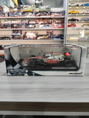 ?Miniatura F1 McLaren MP4-22 Fernando Alonso 2007 Hot Wheels 1:18 Na Caixa