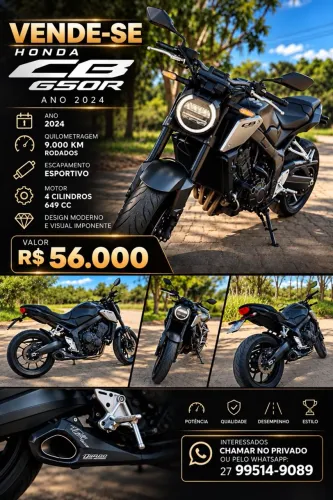 Moto revisada e conservada