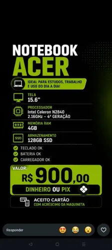 Vendo Notebook 